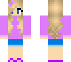 purple cutie girl