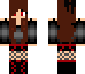 brunette vampire goth girl