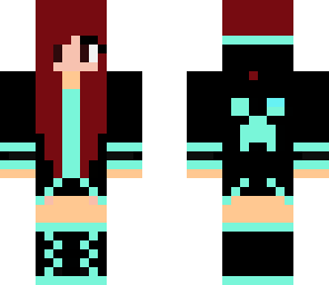 aqua creeper girl
