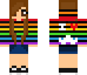 rainbow mustache