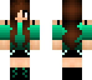 green shaded girl