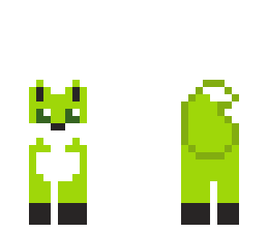 green baby fox