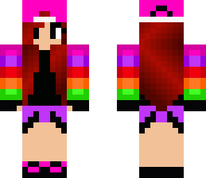 rainbow girl