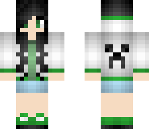 creeper hoodie girl