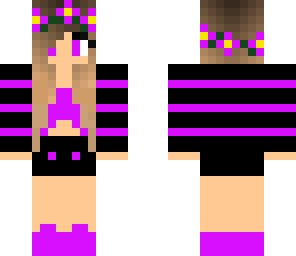 cute purple girl