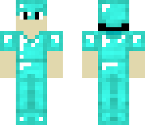 boy with diamond armor