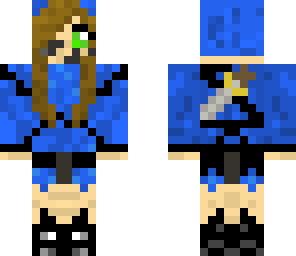 blue ninja girl