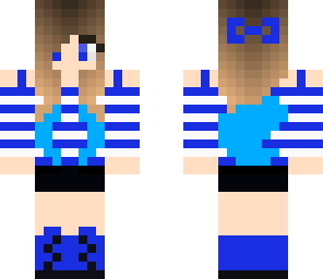 blue girl