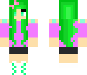 green summer girl edited