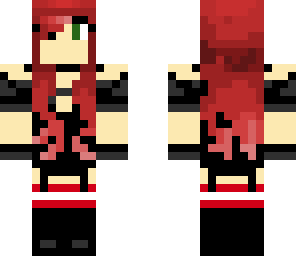 fixed red goth girl