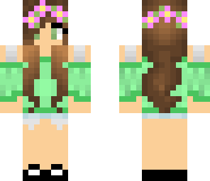 cute girl with flower crown