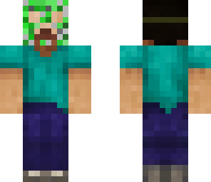 hd steve with creeper mask