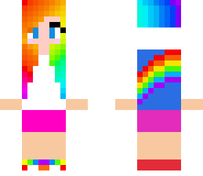 rainbow girl