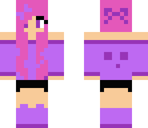 cute purple based slime