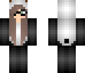 panda girl with glasses