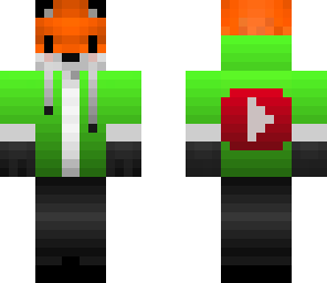 youtuber hoodie fox green