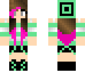 pink hair beanie girl