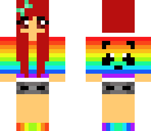 rainbow panda girl