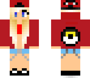 red pokemon girl skin