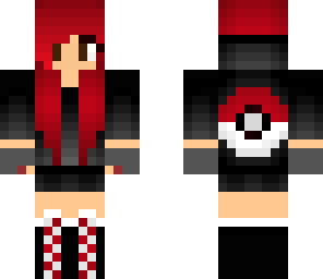 red pokemon lade skin