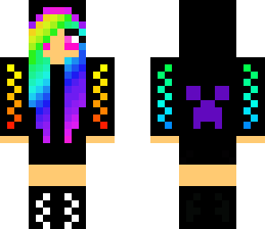 rainbow girl
