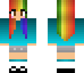 rainbow girl