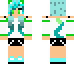 blue green chick