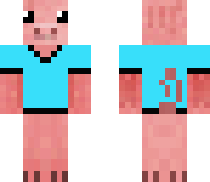 cute pig with shirt