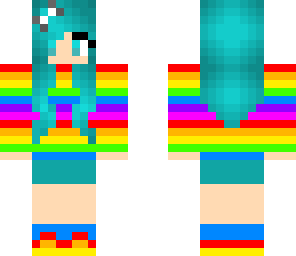 rainbow girl