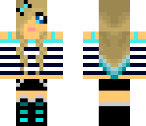 pretty blonde girl -penguinkraft