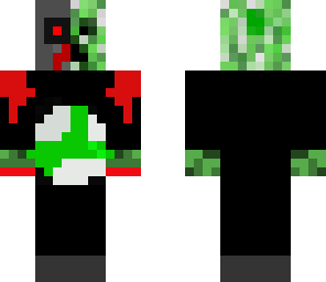 cyborg creeper  with a yoshi egg shirt fixed