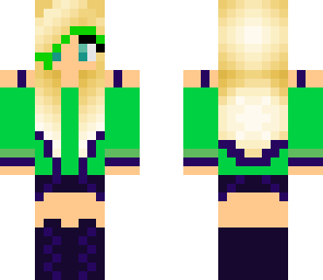 greens and purple
