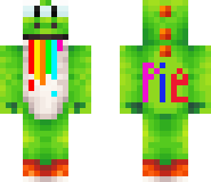 rainbow vomit yoshi