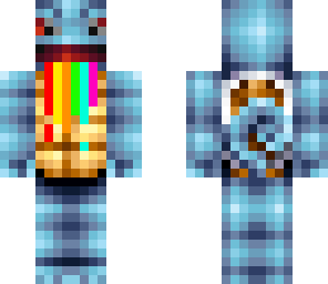 rainbow vomit badass squirtle