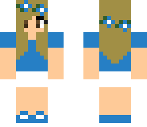 blue orchid girl