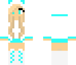 blue girl