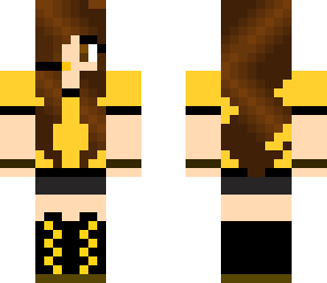 orange gamer girl