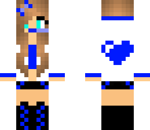 angle the blue heart girl