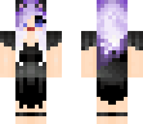 purple wolf girl