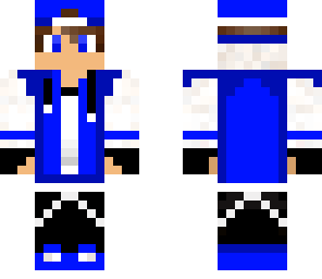samuelschocks blue gamer skin