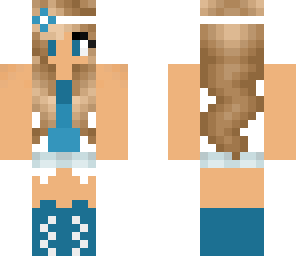 blue girl