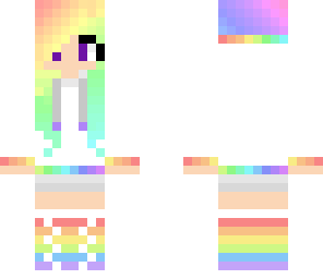 rainbow girl
