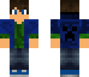 blue jacket boy