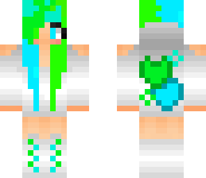 blue and green