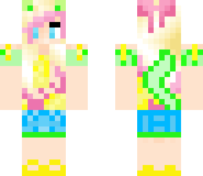 green cat girl