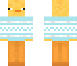 duck with sweater