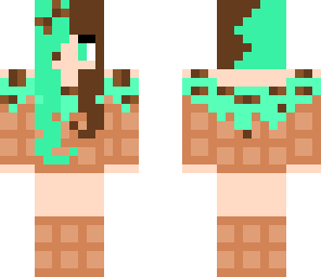 chocolate mint chip icecream girl