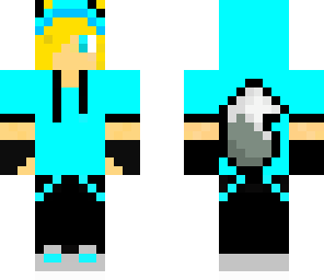 baby blue blond wolf boy
