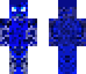blue man