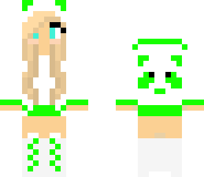 green panda
